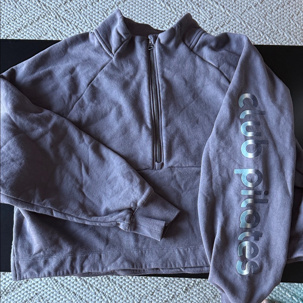 Club Pilates Half-Zip Sweater
